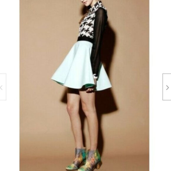 Stylestalker Skater Bombshell Circle Skirt in Mint - Picture 1 of 6